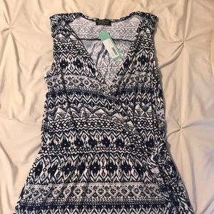 Knee length wrap dress (Stitch Fix)